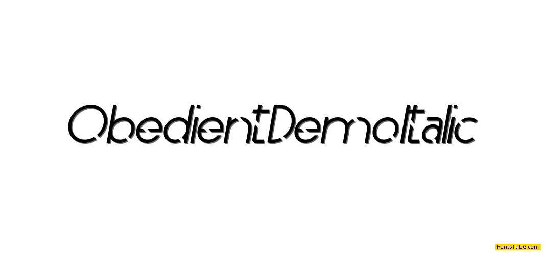 Obedient Demo Font Family