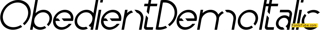 Obedient Demo Font Family