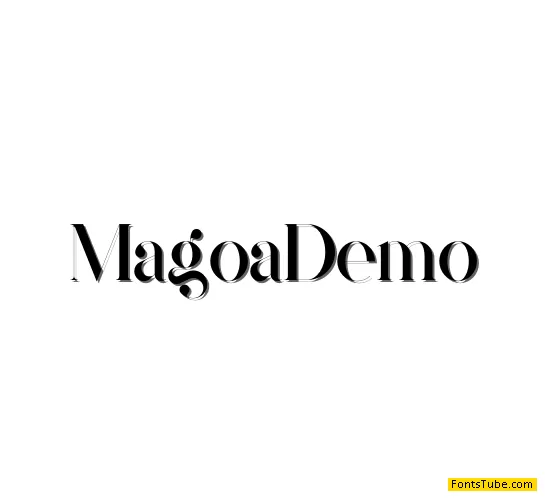 Magoa Demo Font