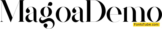 Magoa Demo Font