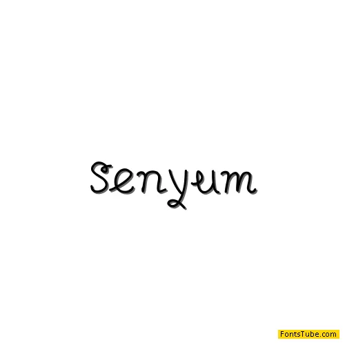 Senyum Font