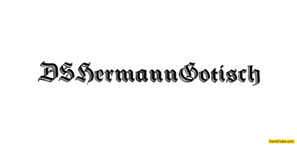 DS HermannGotisch Font
