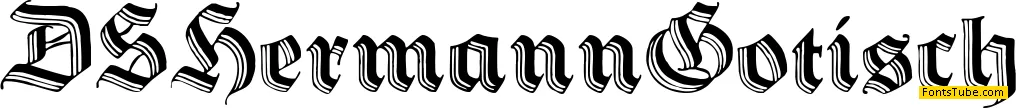 DS HermannGotisch Font
