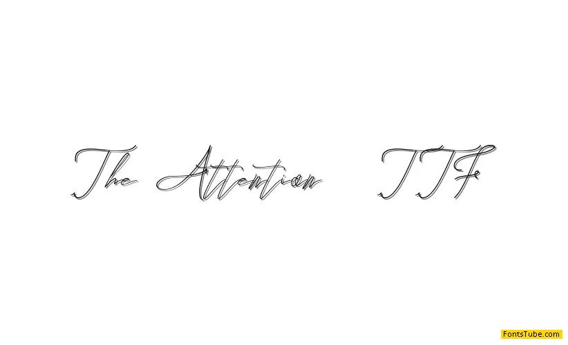 The Attention Font