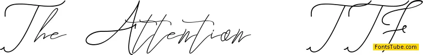 The Attention Font