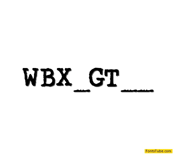 WBX Font Family