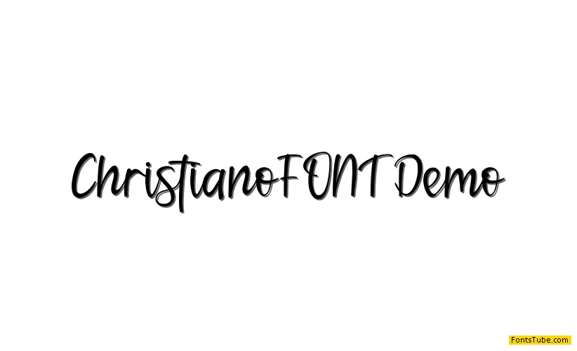 Christiano - Personal Use Font