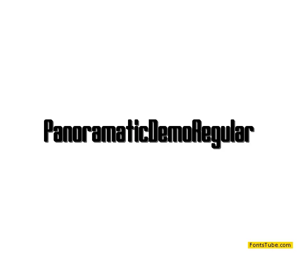 Panoramatic Demo Font Family