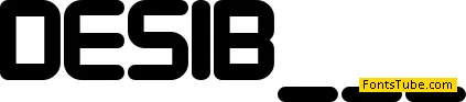 Designer Block Font