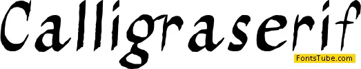 Calligraserif Font