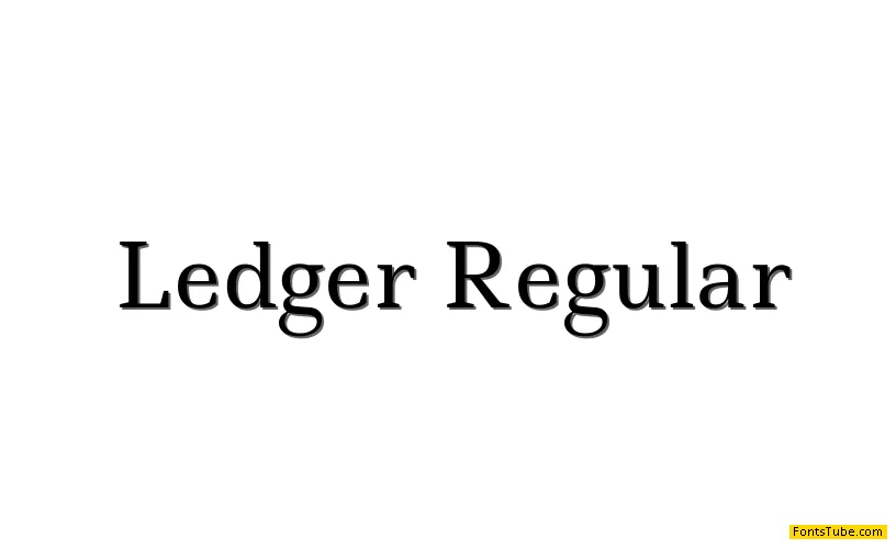 Ledger Font