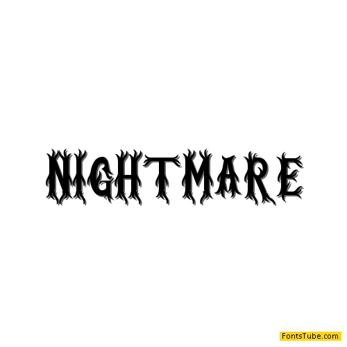 Nightmare Font