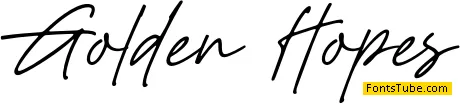 Golden Hopes Font
