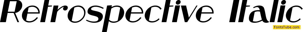 Retrospective Font Family