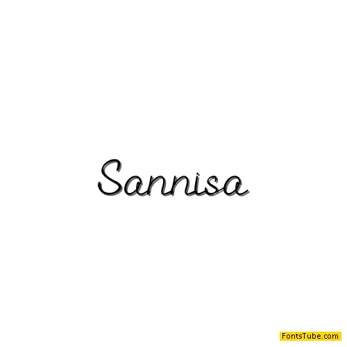 Sannisa Font