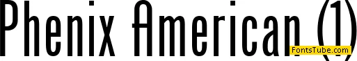 Phenix American Font