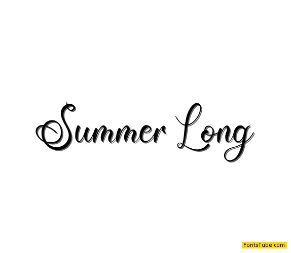 Summer Long Font
