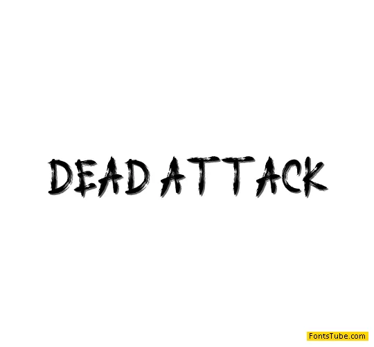 DEAD ATTACK Font