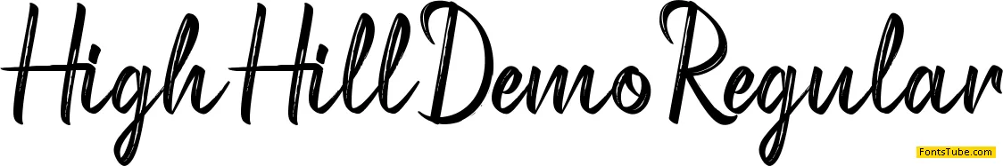 High Hill Demo Font