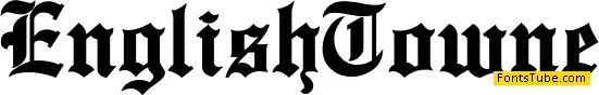 English Towne Font