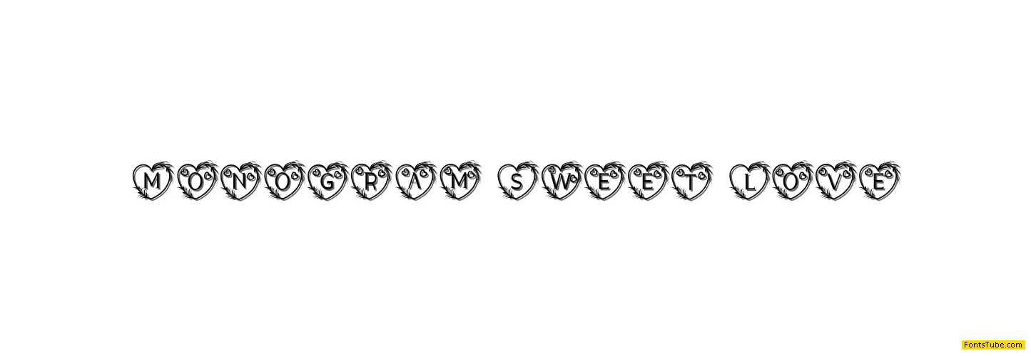Monogram Sweet Love