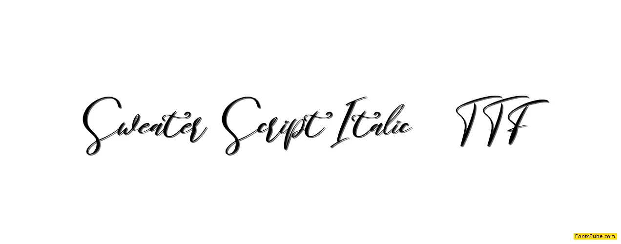 Sweater Script Font Family