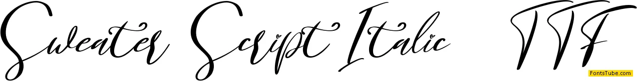 Sweater Script Font Family