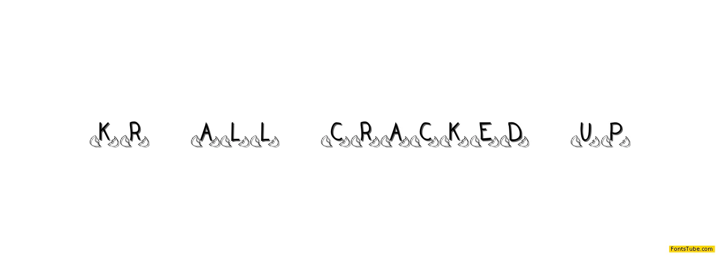 KR All Cracked Up Font