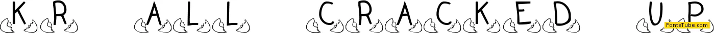 KR All Cracked Up Font