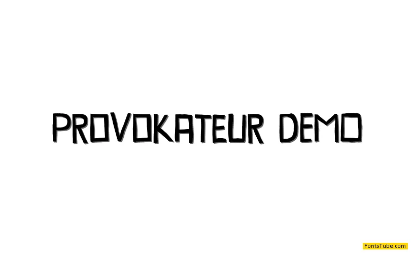 Provokateur DEMO Font