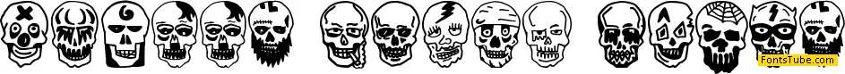 Skulls Party Icons