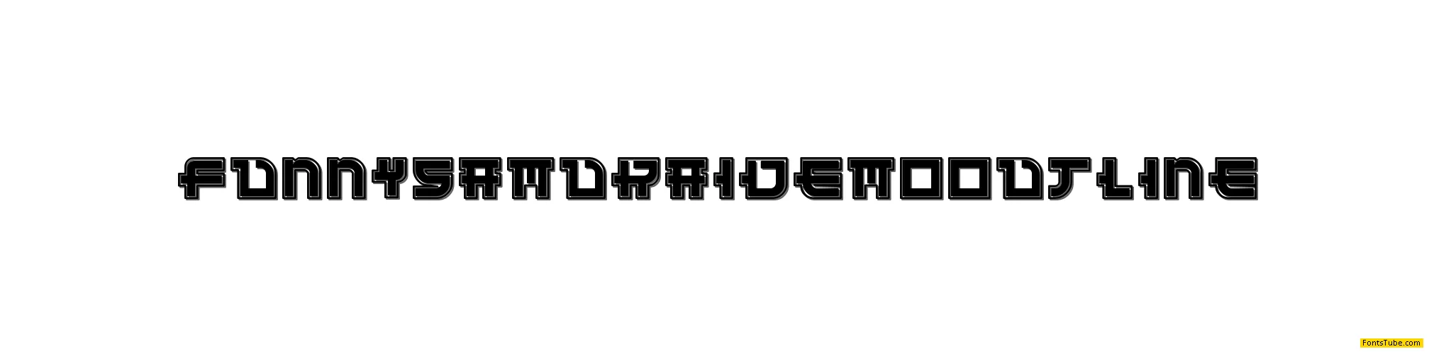 Funny Samurai Demo Font Family
