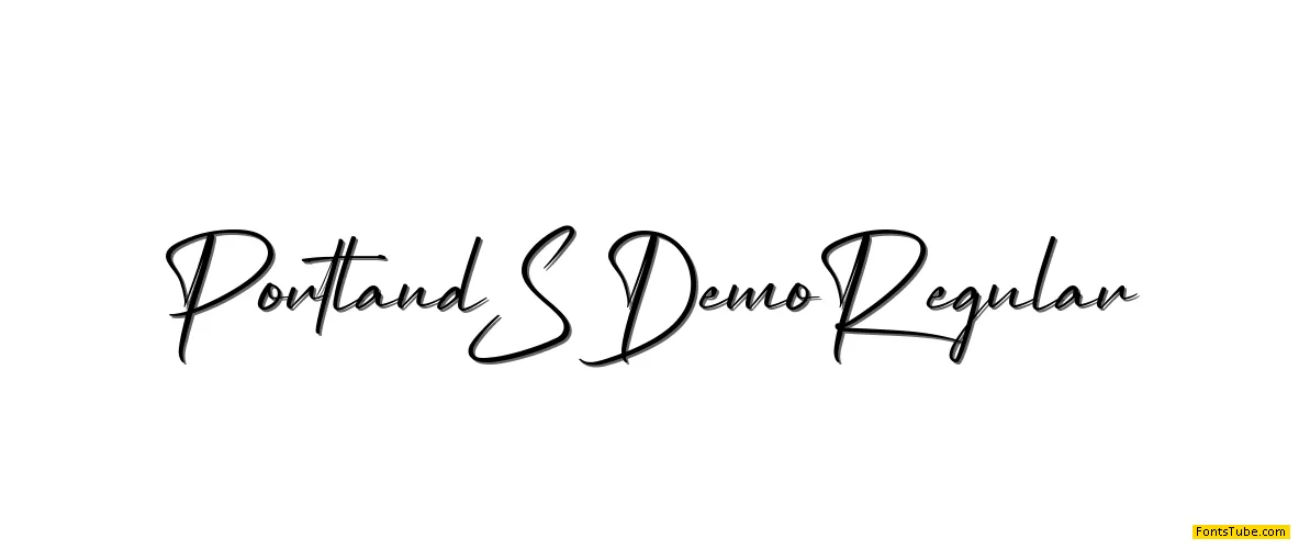Portland S Demo Font