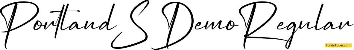 Portland S Demo Font