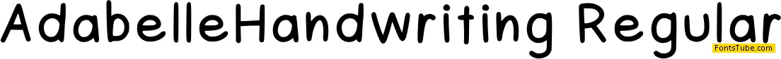 Adabelle Handwriting