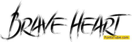Brave Heart Font