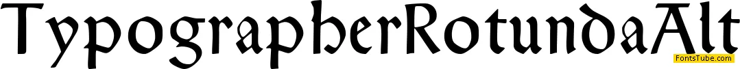 Typographer Rotunda Font Family