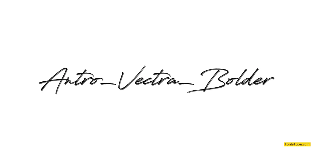 Antro Vectra Font Family
