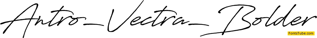 Antro Vectra Font Family