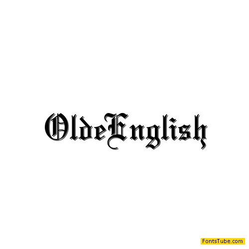 Olde English Font