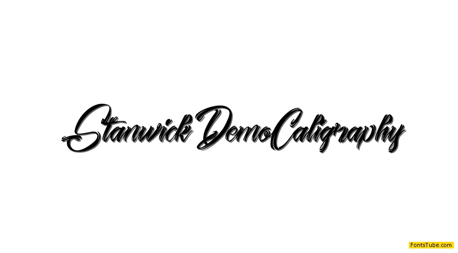 Stanwick Demo Font Family