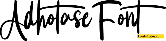 Adhotase Font