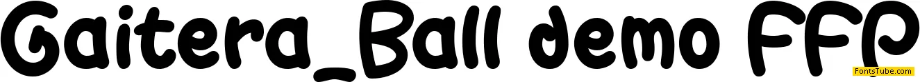 Gaitera Ball Font