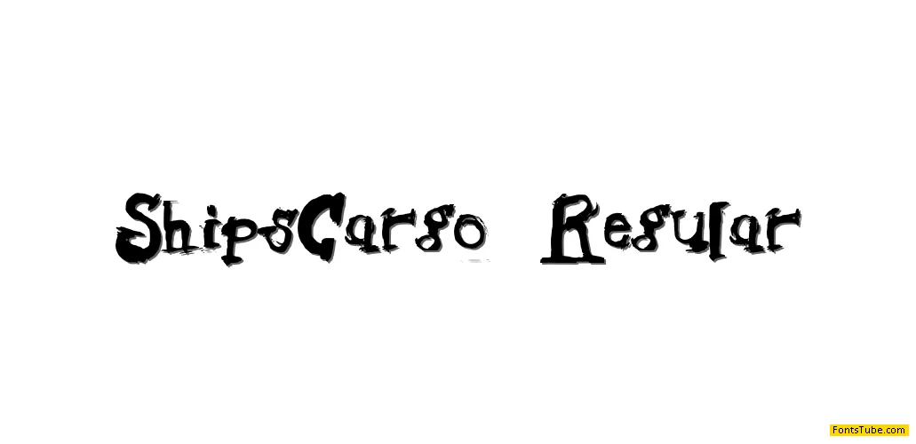 Ships Cargo Font