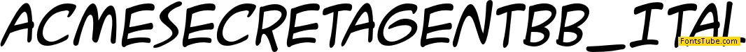 ACME Secret Agent BB Font Family