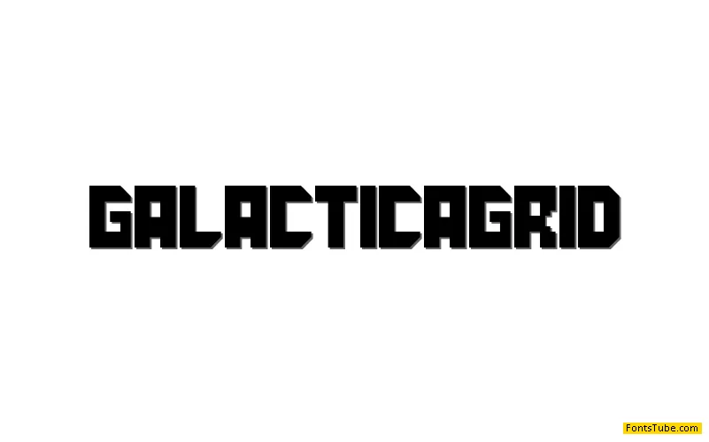 GalacticaGrid Font