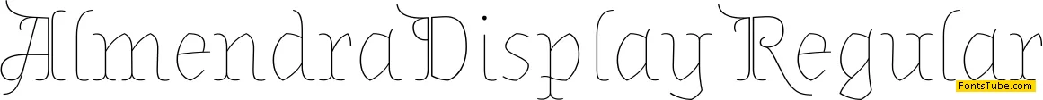 Almendra Display Font
