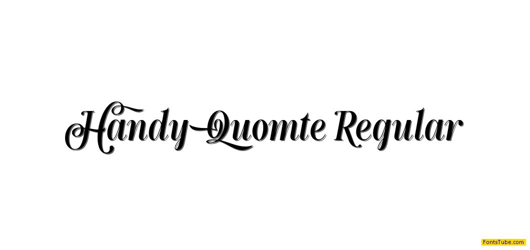 Handy Quomte Font