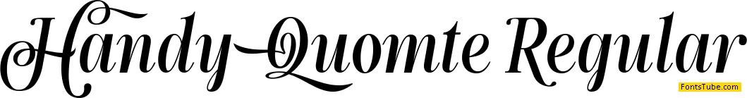 Handy Quomte Font