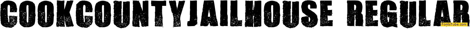 Cook County Jailhouse Font